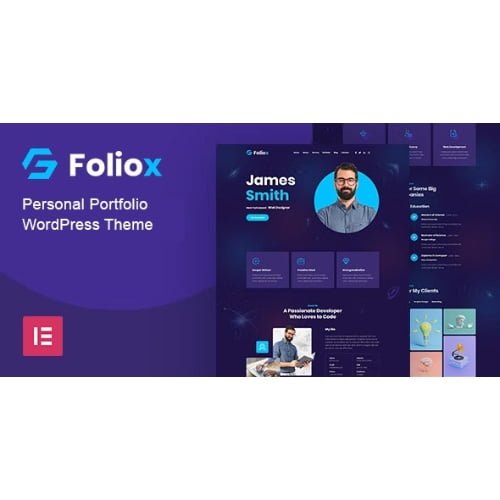 Foliox – Personal Portfolio WordPress Theme